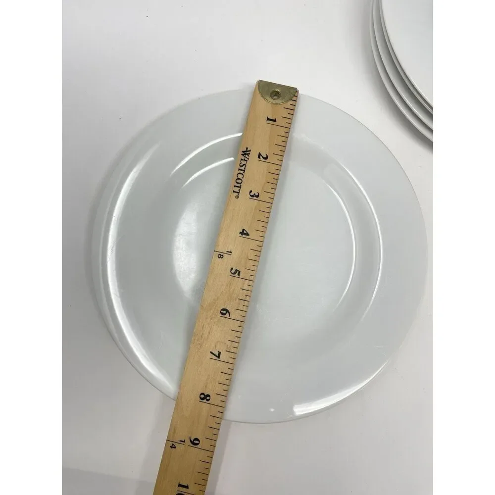 Pottery Barn PB White Porcelain Salad Plate 8.25” Diameter Japan